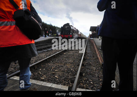 LMS 6100 Royal Scot machine à vapeur Banque D'Images