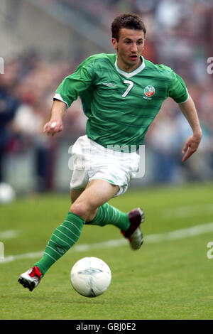 Football - International friendly - Irlande / Roumanie. Liam Miller, Irlande Banque D'Images