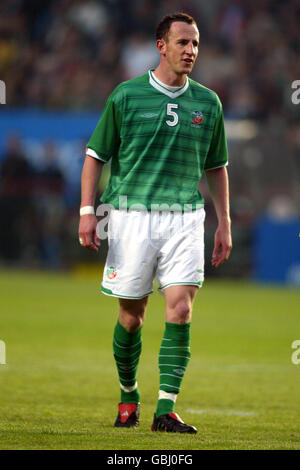 Football - International friendly - Irlande / Roumanie. Andy O'Brien, Irlande Banque D'Images