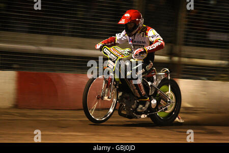 Speedway - le championnat 2009 Elite League Riders - Swindon v Wolverhampton - Abbey Stadium.Leigh Adams de Swindon Banque D'Images