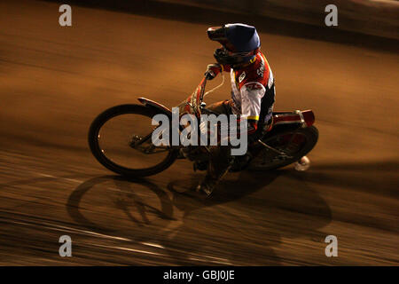 Speedway - La ligue Élite du championnat 2009 coureurs - Swindon v Wolverhampton - Stade Abbey Banque D'Images