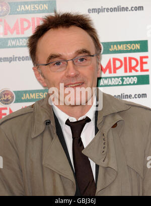 Empire film Awards 2009 - Londres.Danny Boyle aux Empire film Awards 2009 au Grosvenor House Hotel, dans le centre de Londres. Banque D'Images