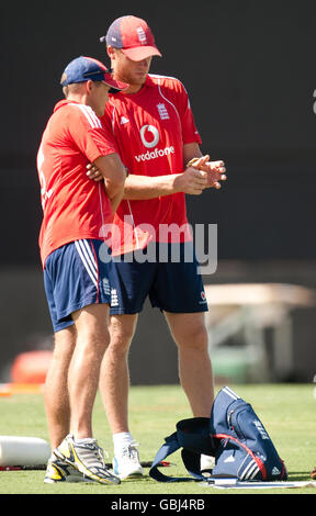 Cricket - Angleterre - Session pratique Stade Beauséjour Banque D'Images