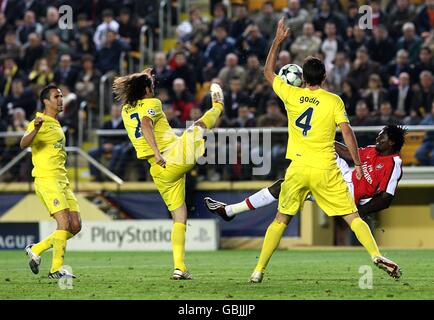 Football - Ligue des Champions - Quart de finale - Première étape - Villarreal v Arsenal - Stade El Madrigal Banque D'Images