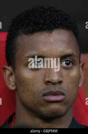 Football - UEFA Champions League - quart de finale - première étape - Manchester United / FC Porto - Old Trafford. Luis Nani, Manchester United Banque D'Images