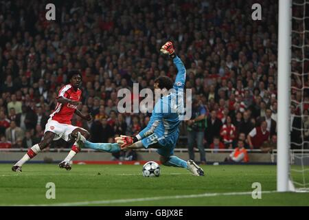 Football - Ligue des Champions - Quart de finale - deuxième manche - v Villarreal - Arsenal Emirates Stadium Banque D'Images