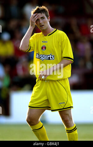 Football - amical - Welling United contre Charlton Athletic. Bryan Hughes, Charlton Athletic Banque D'Images