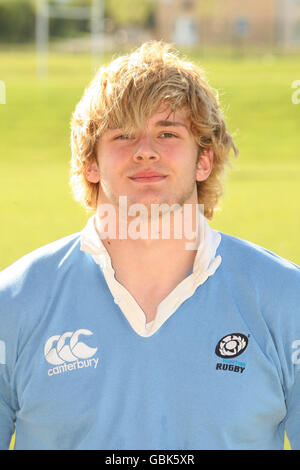 Rugby - Écosse moins de 20 Squad - Lasswade RFC.Richie Gray, Écosse Banque D'Images