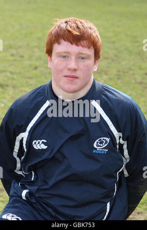 Rugby Union - Ecosse U17 Squad - Merchiston Castle School Banque D'Images