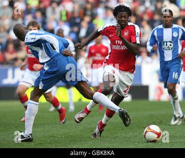 Soccer - Barclays Premier League - Wigan Athletic v Arsenal - stade JJB Banque D'Images