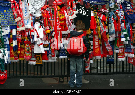 20e anniversaire du désastre de Hillsborough Banque D'Images