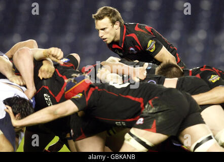 Rugby Union - Magners League - Edinburgh Rugby - Leinster - Murrayfield Banque D'Images