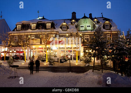 Marché d'hiver, Winterberg, région du Sauerland, Rhénanie du Nord-Westphalie Banque D'Images