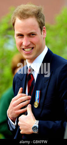 Le Prince William lors d'une visite à l'Arboretum du Mémorial national pour lancer l'appel des futures fondations de l'AMN à Alrewas, dans le Staffordshire. Banque D'Images