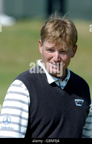 Golf - le Championnat d'Open 2004 - Royal Troon - pratique. Ernie Els, Afrique du Sud Banque D'Images