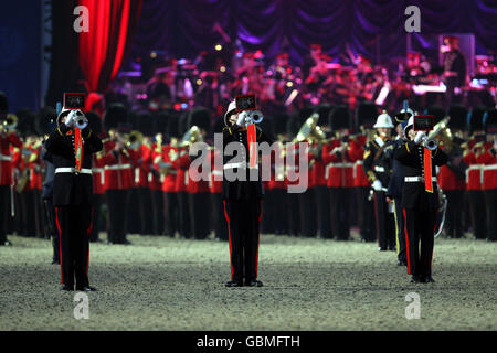 Le Windsor Castle Royal Tattoo. The Windsor Castle Royal Tattoo dans le Berkshire. Banque D'Images