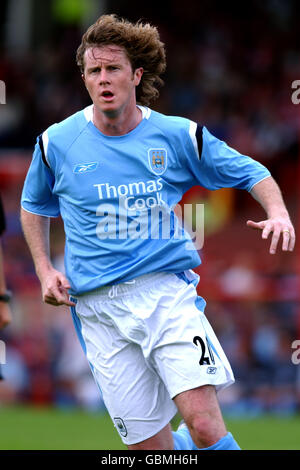 Football - amical - Doncaster Rovers / Manchester City. Steve McManaman, Manchester City Banque D'Images