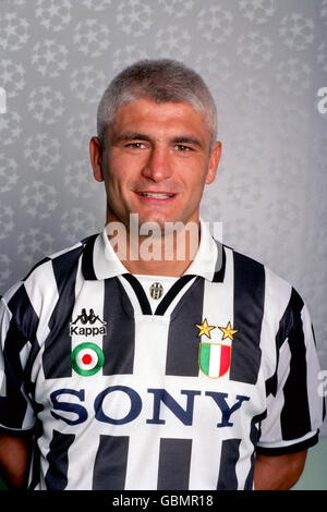 FABRIZIO RAVANELLI JUVENTUS FC 06 Septembre 1995 Photo Stock - Alamy