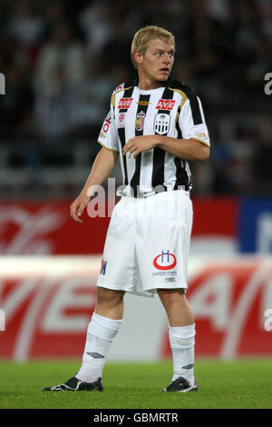 Football - Austrian Bundesliga - LASK Linz / SC Rheindorf Altach - Linzer Stadium. Thomas Prager, LASK Linz Banque D'Images