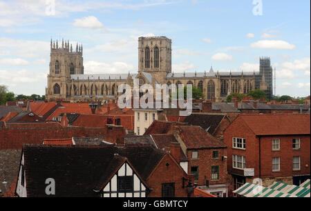 Stock - York Minster Banque D'Images