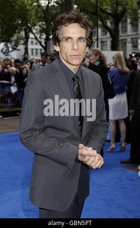 Ben Stiller arrive pour la première de nuit du Royaume-Uni à la bataille du musée du Smithsonian à Empire, Leicester Square, Londres Banque D'Images