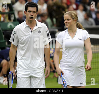 Tennis - Centre Court Celebration - All England Lawn Tennis et croquet Club Banque D'Images
