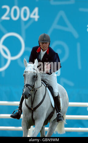 Sports équestres - Jeux Olympiques d'Athènes 2004 - trois jours de saut d'obstacles Concours complet Banque D'Images