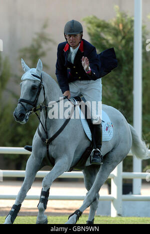 Sports équestres - Jeux Olympiques d'Athènes 2004 - trois jours de saut d'obstacles Concours complet Banque D'Images