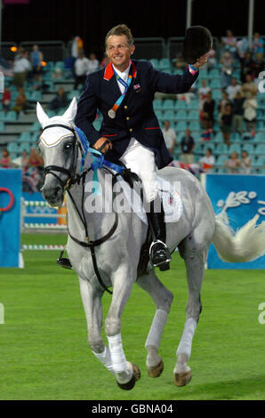 Sports équestres - Jeux Olympiques d'Athènes 2004 - trois jours de saut d'obstacles Concours complet Banque D'Images