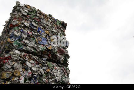 Les boîtes de recyclage disponibles Banque D'Images