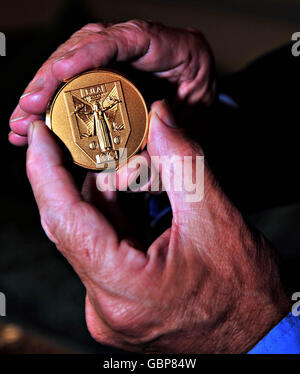 La coupe du monde de l'Angleterre à l'honneur des gagnants sur 43 ans Banque D'Images