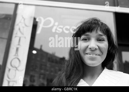 Buffy Sainte-Marie dans NYC Banque D'Images