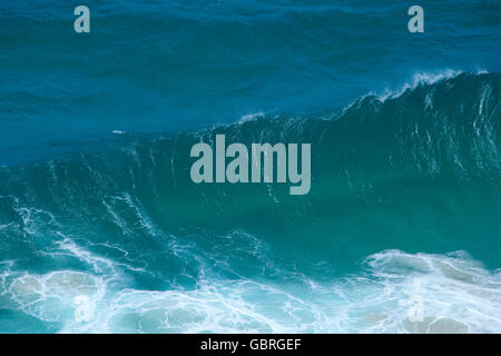 Vue aérienne énorme vague NSW Australie Banque D'Images