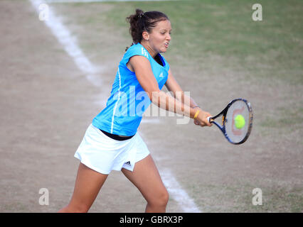 Tennis - Nottingham Masters 2009 - troisième jour - Nottingham tennis Centre.Laura Robson de la Grande-Bretagne pendant son match avec Olga Savchuk de l'Ukraine Banque D'Images