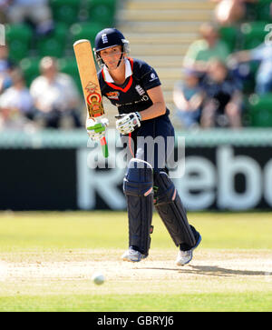 Cricket - coupe du monde féminin ICC Twenty20 2009 - Angleterre / Pakistan - Taunton. Charlotte Edwards, en Angleterre Banque D'Images