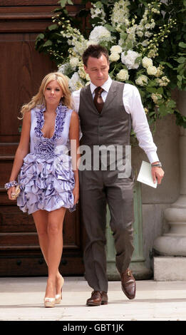 Joe Cole et Carly Zucker mariage Banque D'Images