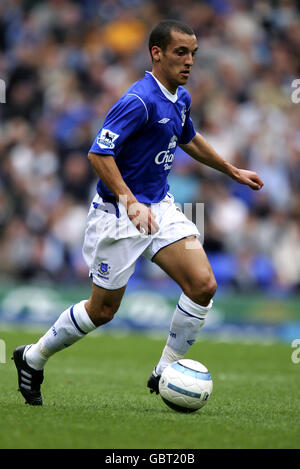 Soccer - FA Barclays Premiership - Everton c. Middlesbrough. Leon Osman, Everton Banque D'Images