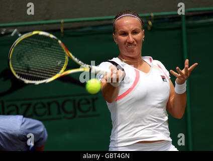 Tennis - 2009 de Wimbledon - Jour 4 - Le All England Lawn Tennis et croquet Club Banque D'Images