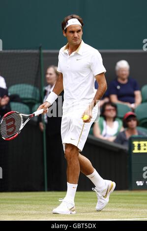 Tennis - 2009 de Wimbledon - Jour cinq - Le All England Lawn Tennis et croquet Club Banque D'Images