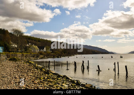 Le lac du Loch Ness en Ecosse Banque D'Images