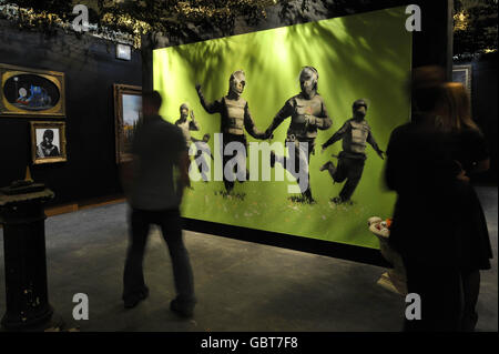 Exposition Banksy Banque D'Images