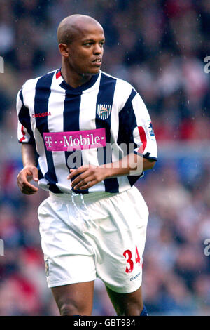 Soccer - FA Barclays Premiership - Liverpool / West Bromwich Albion. Robert Earnshaw, Albion de West Bromwich Banque D'Images