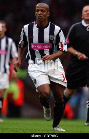 Soccer - FA Barclays Premiership - Liverpool / West Bromwich Albion. Robert Earnshaw, Albion de West Bromwich Banque D'Images