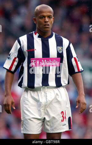 Soccer - FA Barclays Premiership - Liverpool / West Bromwich Albion. Robert Earnshaw, Albion de West Bromwich Banque D'Images