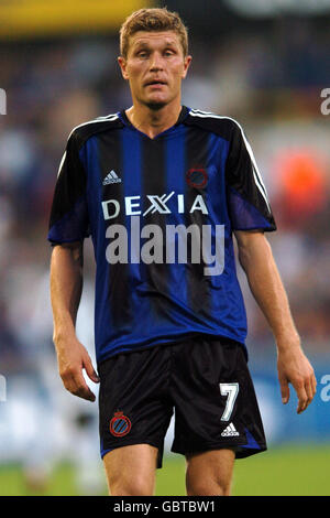 Soccer - UEFA Champions League - Second Qualifying Round - First Leg - Club  Brugge v Lokomotiv Plovdiv. Gaetan Englebert, Club Brugge Stock Photo -  Alamy