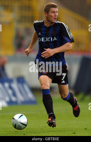 Soccer - UEFA Champions League - Second Qualifying Round - First Leg - Club  Brugge v Lokomotiv Plovdiv. Gaetan Englebert, Club Brugge Stock Photo -  Alamy