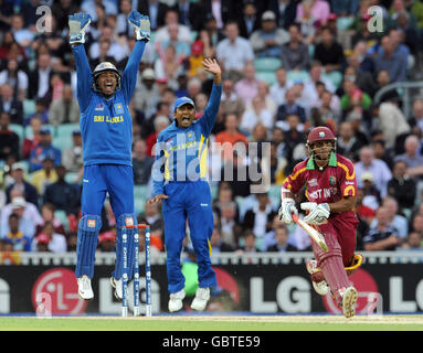 - ICC Cricket World Cup 2009 Vingt20 - Semi Final - Sri Lanka v Antilles - l'Ovale Banque D'Images