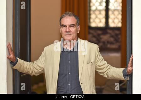 Edoardo Albinati, écrivain italien, Rome, Italie, 20 juin 2016 © Crédit Fabio Mazzarella/Sintesi/Alamy Stock Photo Banque D'Images