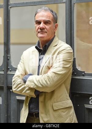 Edoardo Albinati, écrivain italien, Rome, Italie, 20 juin 2016 © Crédit Fabio Mazzarella/Sintesi/Alamy Stock Photo Banque D'Images