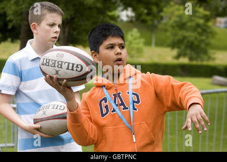 Rugby Union - Mela Festival - parc Kelvingrove Banque D'Images